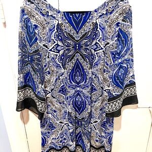 AB Studio Women’s Print Dress, size XL